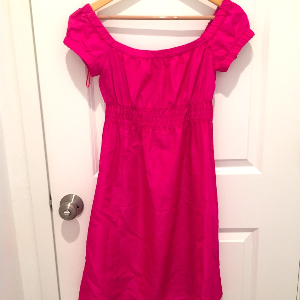 Zara hot pink dress